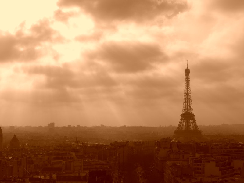 Paris desde el Arco del Triunfo